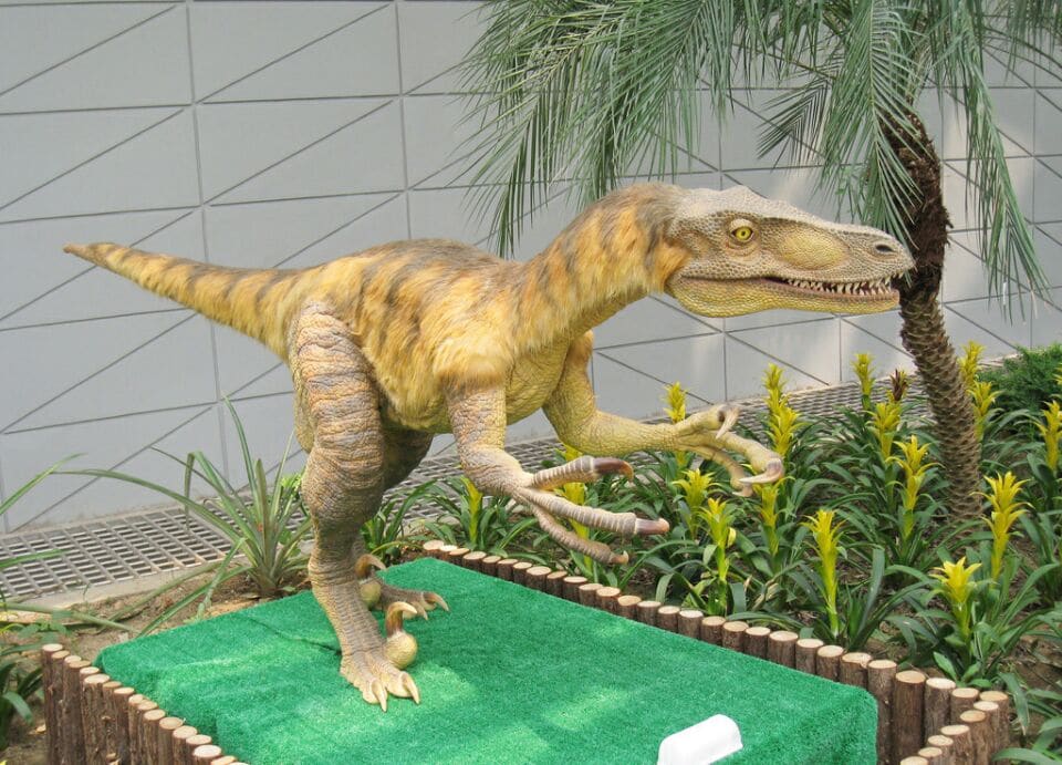 侏罗纪公园真人大小的仿真恐龙霸王龙