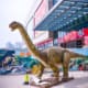 户外运动场设备静态仿真恐龙雕塑出售