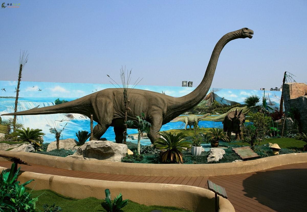 恐龙公园逼真的模拟仿真恐龙