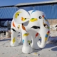 玻璃钢彩绘大象雕塑产品详细简介